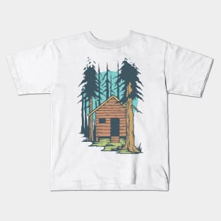 House in the Woods Kids T-Shirt